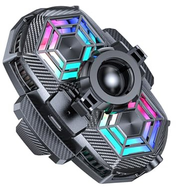 Xjdzineq Fan Semiconduttore Phone Cooling Stand con 17mm Ball Head Mount 1 / 4 Foro per Mobile Gaming e Video Staffa