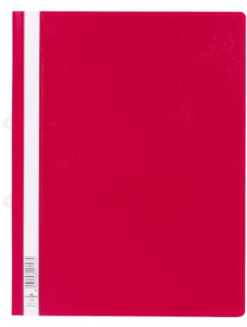 Durable 258003 Lot de 25 Chemises à Lamelle Lot de 25 A4 Rouge