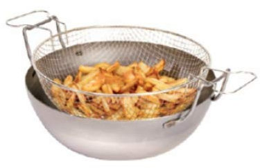 De Buyer - 5051.40 - Panier à friture étamé bombé pour bassine réf. 5050 - Diamètre 39