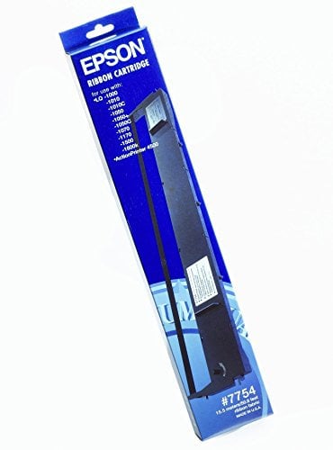 Epson Patrone schwarz SIDM für LQ-1000/1050/1070/+/1170/1180/+, C13S015022) – Drucker Farbband (schwarz, Matrix-Punkt, 24 Pin, lq-1500/2170/2500/25, 492 x 91 x 36 cm