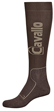 Cavallo Damen Kniestrumpf Extra Größe Strumpf, Kaffee, 32
