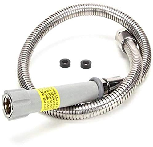 T&S BRASS B-0036-H 36 Flexible Stainless Steel Hose