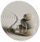 WENKO Static-Loc® Wandhaken UNO Sand and Stone - Befestigen ohne Bohren, Kunststoff (PET), 8.5 x 2 x 8.5 cm, Mehrfarbig