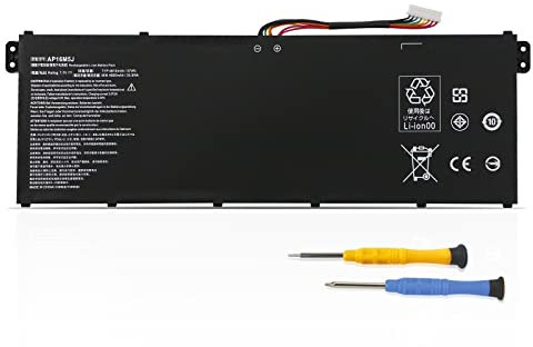 K KYUER 37Wh AP16M5J Laptop Battery for Acer Extensa 15 EX215-22 EX215-22G Aspire 3 A314-31 A314-32 A314-41 A315-21 A315-21G A315-22 A315-22G A315-33 A315-34 A315-35 A315-41 A315-41G A315-53 A315-53G