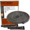 DeClean 4 m Dichtschnur Ø 8 mm Dichtung Glasfaserschnur Türdichtung Ofen inkl.Kleber, feuerfeste Kamindichtung, Dichtschnur für Kamin und Ofen, Fireplace Gasket