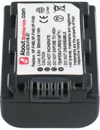 AboutBatteries Batterie Type Sony NP-FH50, 6.8V, 750mAh, Li-ION