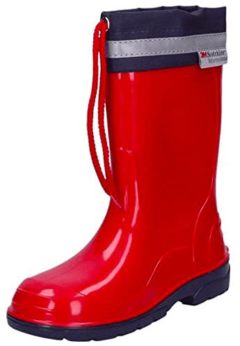 Bockstiegel Kim Kim Unisex Kinder Regenstiefel 26, Rot