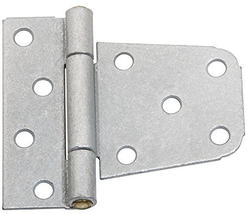 National Hardware Bisagra de puerta extra pesada N238-212, acero laminado en caliente, galvanizado, 3-1/2 pulgadas