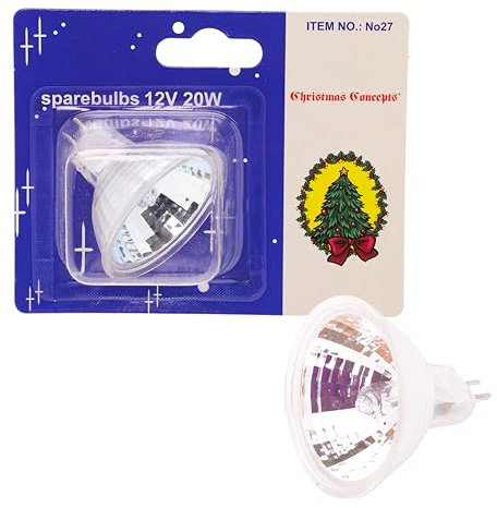 Christmas Concepts 50mm 12v 20w Fibre Optic Bulb 2 Pin (No 27)