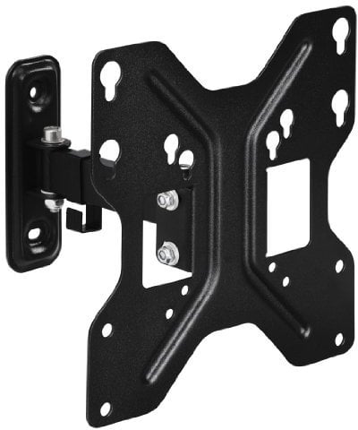 Thomson Support Mural TV WAB746 (VESA jusqu'à 200 x 200, Move, 1 Bras, pour Une Diagonale d’écran de 25 à 117 cm (10 à 46)) Noir