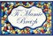 Azul'Decor35 Placa de casa de Barro con Apellido, Nombre de Villa ... Personalizado - Elija su Texto – 20x30x0,8cm