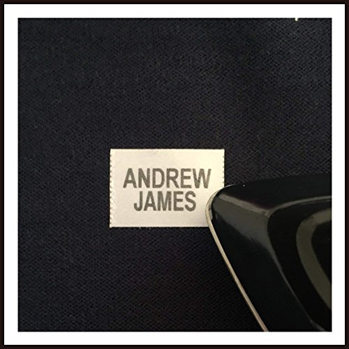 Personalised Iron-ON Name Labels x 50 Ideal for School Uniforms, Sports Kits, Care Homes and Nursing Homes
