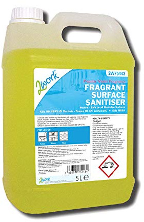 2Work Fragrant Surface Sanitiser 5 Litre 2W75443