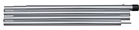 BasicNature Aufstellstange 'verstellbar' Zeltstangen Grau 180-210 cm