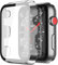 Yolin Confezione da 2 custodie protettive rigide con protezione dello schermo in vetro temperato compatibile Apple Watch Series 3 38 mm, cover ultra sottile per iwatch 38 mm (2 trasparenti)