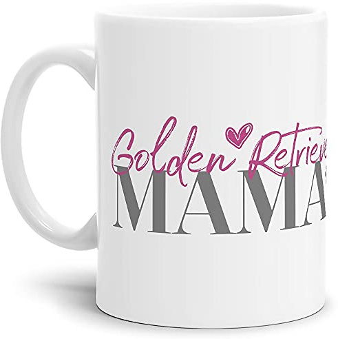 Tasse für Hundebesitzer - Hunderassen Mama - Persönliche Geschenkidee - Hundetasse für Hundemamas Golden Retriever - 300 ml