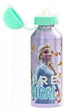 Kids Euroswan La Reine des Neiges Elsa Anna Bouteille d'eau en aluminium Violet 500 ml