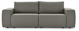 LOOKS by Wolfgang Joop Looks II Designer Bigsofa, Sofa, Polstersofa, grau, 242x89x70 cm