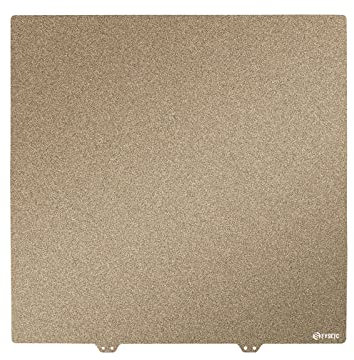 BCZAMD Ender 5 Plus 3D-Druck plattform Doppelseitiges Pulverbeschichtetes Ohne Maagnetiic Sticker Druck Build Plate 377x370 mm/14,8x14,5 Zoll 3D-Drucker Wärmebett-Teile-Gold