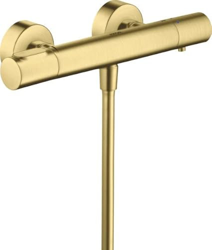 hansgrohe AXOR Citterio M Brausethermostat Aufputz, 1 Verbraucher, 34635950, Farbe: Brushed Brass