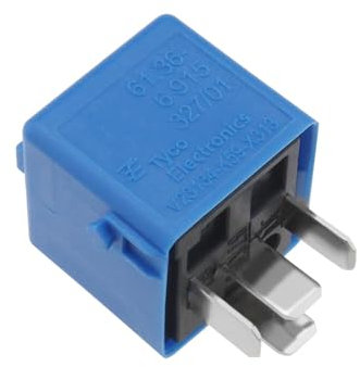 Be In Your Mind Car Air Pump Relay Multi Purpose Relay 4 Pin Main Current Replacement 61366915327 Compatible with BMW 1 3 4 5 6 Series X1 X5 Blue