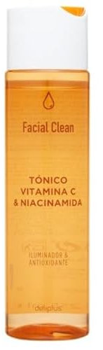 Gesichtswasser, Vitamin C und Niacinamid Deliplus Clean, Aufhellung und Antioxidans für alle Hauttypen.