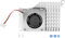 Active Cooler per Ras-Pi 5 Binghe Raffreddatore attivo Radiatore Raffreddamento attivo con ventola a temperatura controllata Dissipatore in alluminio Compatibile con Ras-Pi 5