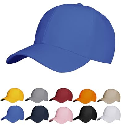 NebulaGlam Baseball Cap Unisex, Verstellbar Basecap, Baumwolle Sonnenmütze Baseball-Mütze Unisex, Baseballkappe für Herren und Damen für Sport Reisen Draußen (Königsblau)