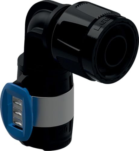 Geberit FlowFit Übergangswinkel 90 Grad mit MasterFix PPSU d20-MF20