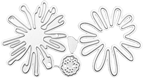 Eladcncmc Chrysanthemum Flower Cutting Dies Metal Die-Cut Stencil-for Scrapbooking Album Card Photo-Decoration