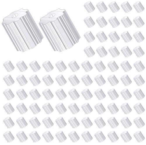 TOAOB 200 Stück Ohrring Stopper Kunststoff Silikon Klar Ohrstopper Ohrstecker Verschlüsse 4mm x 4mm Ohrringverschlüsse für Schmuckherstellung Ohrhaken Ohrringe Machen