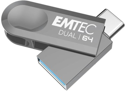 Emtec USB3.2 Typ-C Dual D280, 64 GB