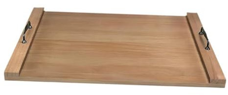 FytStycale Couvre-plaques de Cuisson en Bois avec poignées pour évier, Assiette à aux Fruits, Planche à Nouilles Peu encombrante, couvercles de cuisinière à