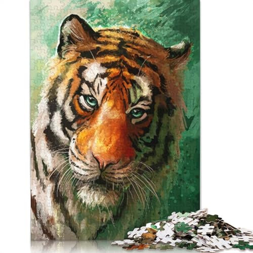 Holzpuzzle 1500 Teile Tiger Puzzle Familienspiel Puzzles Erwachsene und 1500 Teile (85x57cm)