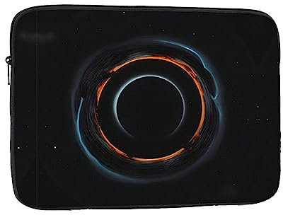 RRKDOY Mysterious Cosmic Black Holes Stampato Antiurto Portatile Laptop Sleeve Bag 15 pollice per Uomini Donne Viaggi di Affari, Ufficio Uso quotidiano