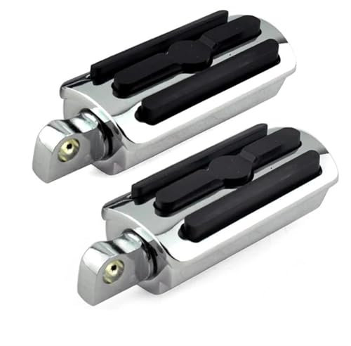 Repose-Pieds Moto pour XL pour Sportster pour Custom 883 pour Oftail pour Dyna pour Glide pour Bob pour Fat Boy Repose-Pieds De Moto Moto Repose Pieds(Chrome)