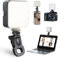 MAGIC JOHN Selfie Light for Phone, 64 LEDs Phone Light Clip on Phones/Laptop/Camera Light, 3 Modes Dimmable 2500K-9000K & CRI 95+ for Wireless Camera/Laptop, Video Conference, TikTok, Makeup Vlog