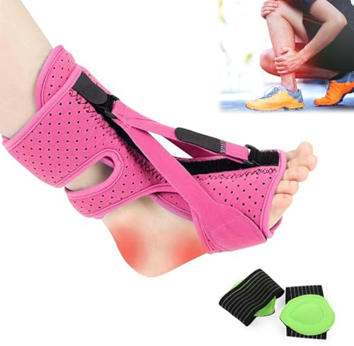 Fascitis Plantar Ferula, Ferula Nocturna Fascitis Plantar, Ajustable Transpirable Soporte Plantar, 3 Correas Ajustables FascitisPlantar Feru-la Nocturna, para FascitisPlantar, Tendinitis Aquiles