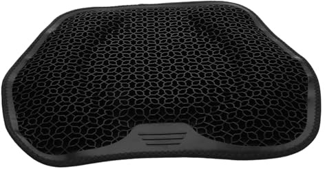 Gel Sitzkissen für Autositz Schwarz für Fahrersitzkomfort | Atmungsaktiv mit Starker Ventilation, Stilvolles Schwarzes Design, Gel Ausführung für Autoinnenausstattung