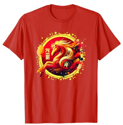 Nouvel an Chinois 2026 Cheval Joyeux Nouvel an Chinois 2026 T-Shirt