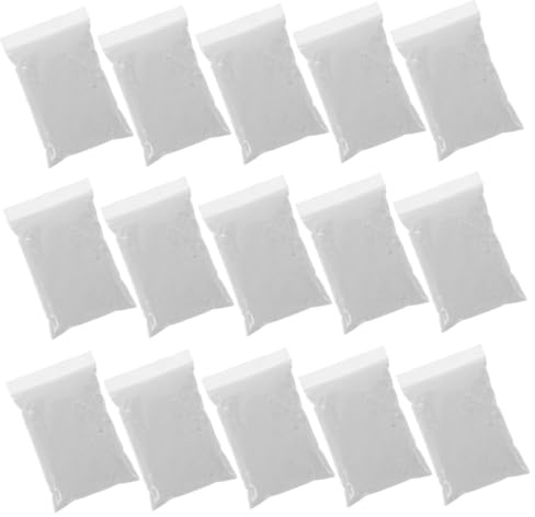 Mini Ciment pour Maquettes 20 Sachets, Adhésif pour Briques Miniatures | Mini Bricks, Pâte à Base D’amidon de Maïs, pour Maison de Poupée et Réparation, Blanc