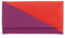 DUDU Klassische mehrfarbige Schlüsselmappe in Leder mit 6 Haken Fuchsia
