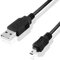 BestPlug 1,8 Meter 2.0 USB Kabel, USB A-Stecker auf spezifischen USB B-Stecker, für Panasonic Lumix Digitalkameras, Schwarz