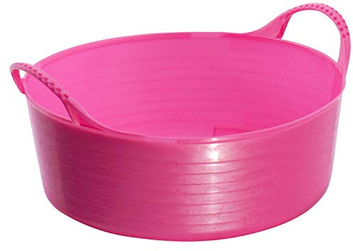 Tubtrugs Pink Flexible 5 Litre Rectangular Metal Bucket