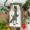SNURK Dinosaurus Rex linge de lit 100% coton 135 x 200 cm