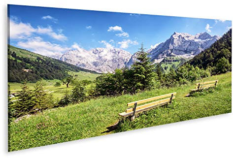 islandburner Bild auf Leinwand Karwendelgebirge Österreich Alpen Bilder Wandbilder Poster