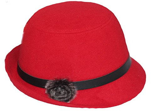 Licus Damen Melone Damenhut Medium Gr. Medium, rot