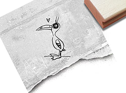 Stempel Tierstempel Vogel Kakadu- Kinderstempel Tier Kita Kinderzimmer Schule Geschenk für Kinder Basteln Deko Scrapbook Bullet Stamp - zAcheR-fineT