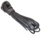 HTF - Dyneema Pro Tauwerk Seil 4mm - 50m, geflochten, Carbon grau