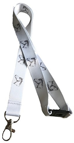 PAC Supplies Global Schlüsselband mit Sicherheitsclip, Badge Holder, Namensschildhalter, 20 mm Pferd Print Muster